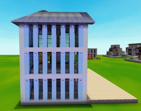 迷你世界的屋顶怎么盖