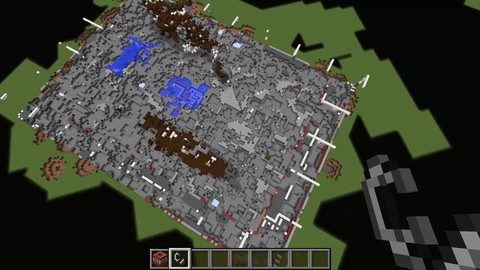 我的世界怎么炸出房子[图1]